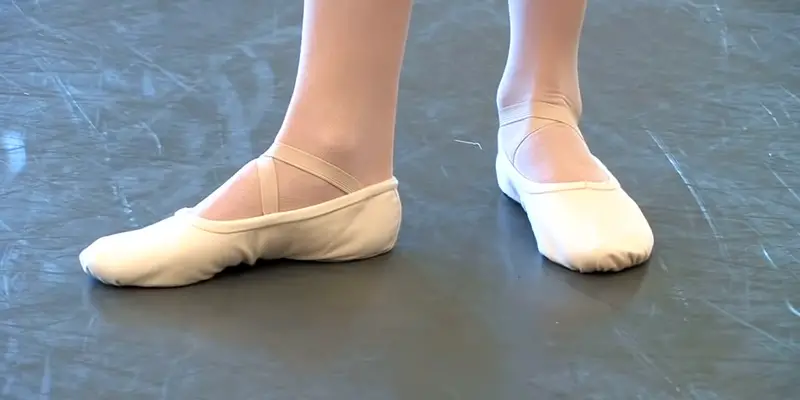 Width of a ballet shoe