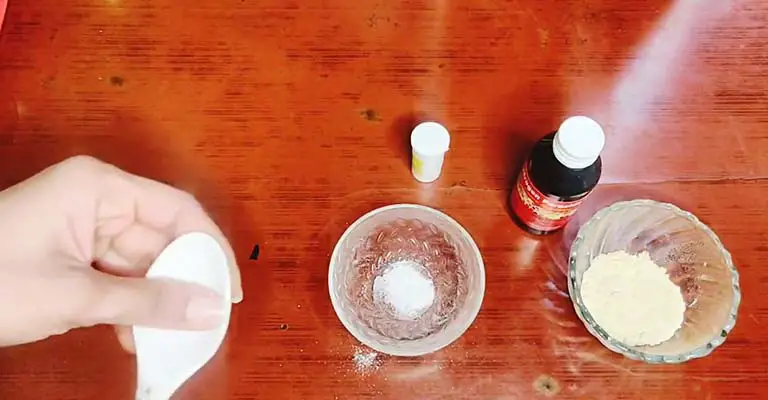 Bleach And Peroxide Solution