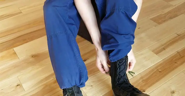How to Blouse Boots with Socks