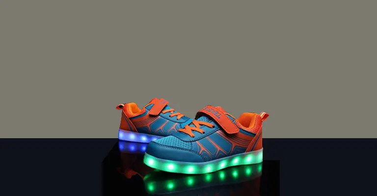 SLEVEL Kids LED Light Up Shoes Dance Dazzle Sneaker for Boys Girls
